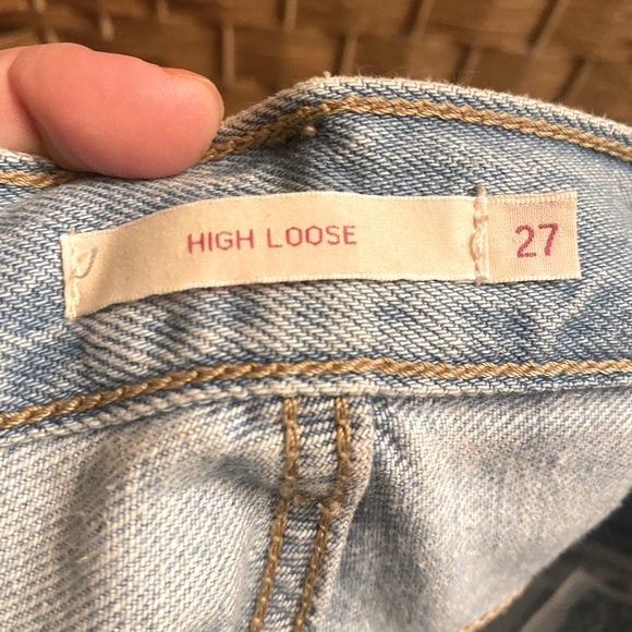 Levi’s High Loose Jean | High Waist Wide Leg Light Wash Denim - Picture 9 of 10